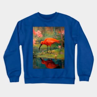 Jungle Vibes - Red Ibis Crewneck Sweatshirt